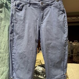 Colored Jean Cropped Pants